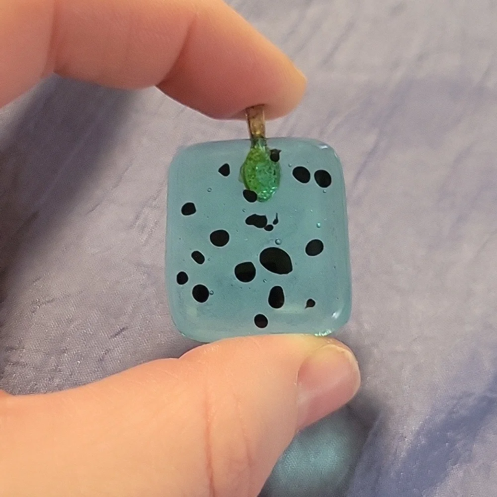 Handcrafted Blown Glass Pendant